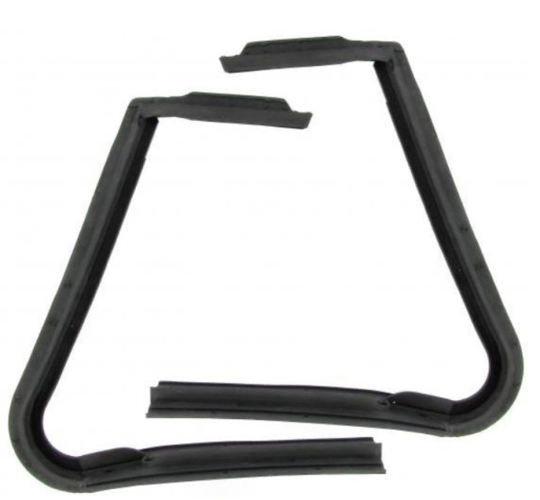 VW Käfer Cabriolet 8.1950-7.1964 Drehfensterdichtung links und rechts SET Ausstellfensterdichtung 151837625 151837626